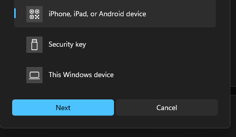 Choose Device